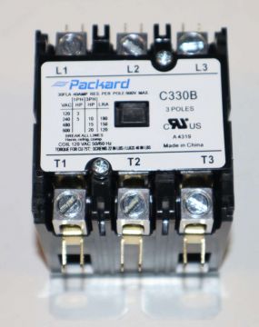 Packard C3S30B 3 Phase 30A 120V Contactor