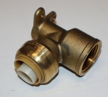 Push-Fit U340 3/4 x 3/4 inch FIP Drop 90 Elbow