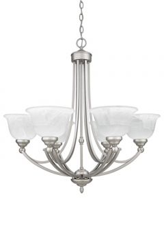 Quoizel DY5072ES Delray 6-Light Chandelier