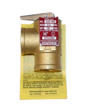 Raypak 007470F Pressure Relief Valve 3/4 inch 30 PSI