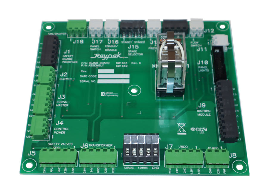 Raypak 007898F Control Board