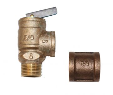 Raypak 011912F Pressure Relief Valve 125 PSI
