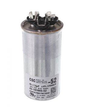 Rheem 43-101665-52 Capacitor - 45/7.5/370 Dual Round