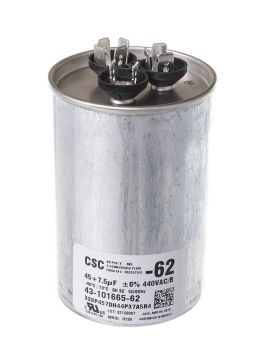 Rheem 43-101665-62 Capacitor - 45/7.5/440 Dual Round