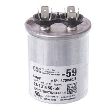 Rheem 43-101666-59 Capacitor - 5/370 Single Round