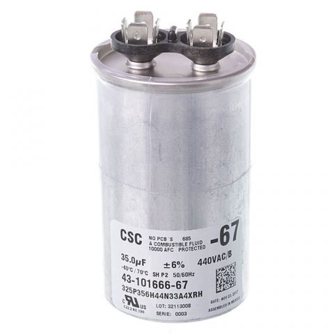 Supplies Depot: Rheem 43-101666-67 Capacitor - 35/440 Single