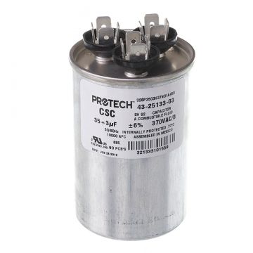 Rheem 43-25133-03 Capacitor - 35/3/370 Dual Round