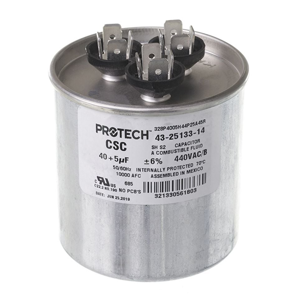 pii… Supplies Depot: Rheem 43-25133-14 Capacitor - 40/5/440 Dual