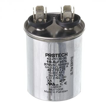 Rheem 43-25136-06 Capacitor - 10/370 Single Round
