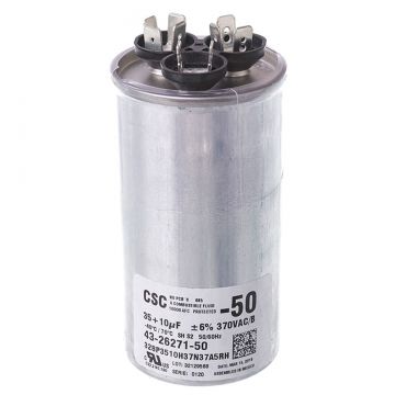 Rheem 43-26271-50 Capacitor - 35/10/370 Dual Round