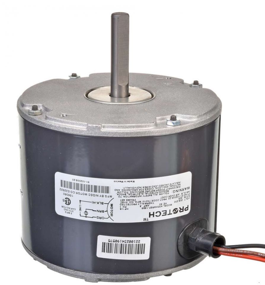 Supplies Depot: Rheem 51-102008-20 Condenser Motor 1/6 HP 208-230