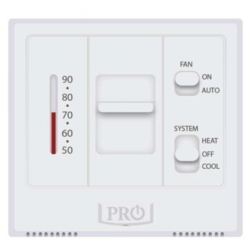 Rheem T501M-1PK Mechanical Non-Programmable Thermostat GE/HP 1 Hot/1 Cold