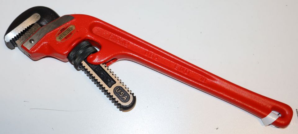 Supplies Depot: Ridgid 31075 E18 18 inch Heavy Duty End Pipe Wrench