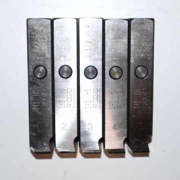 Ridgid 38120 141 2-1/2 to 4 inch High Speed Pipe Die Set