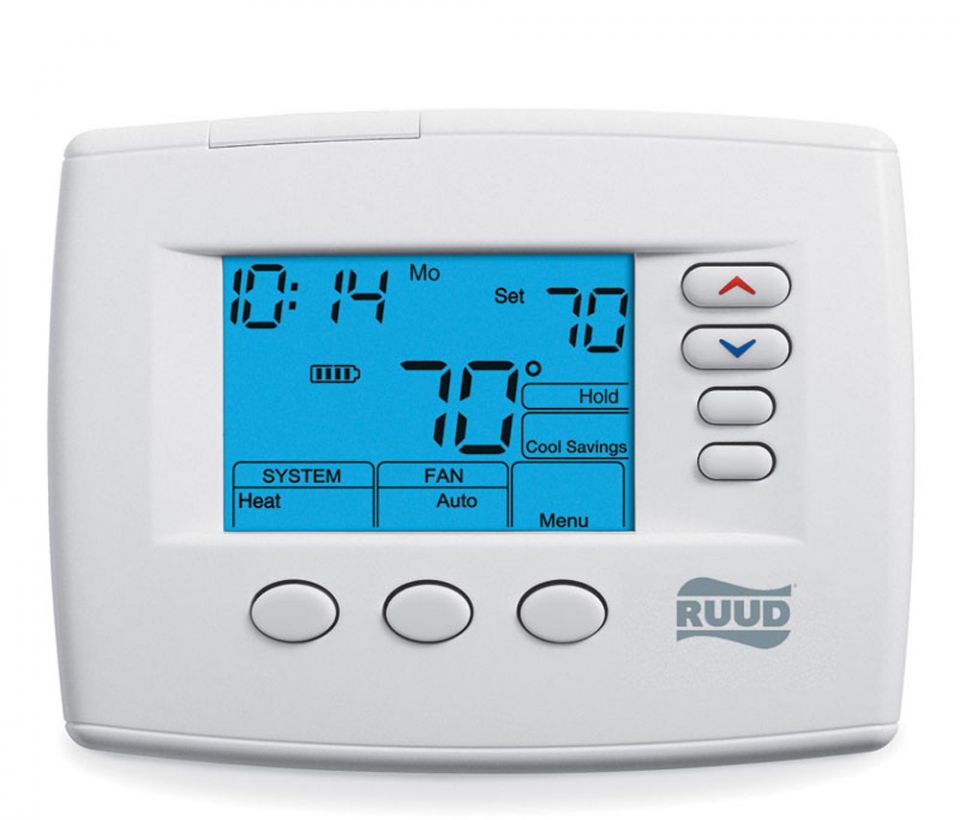 Ruud UHC-TST211GESS Programmable Thermostat GH 1 Hot 1 Cold