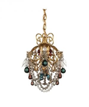 Schonbek 1421-23AP The Rose Single Light Chandelier