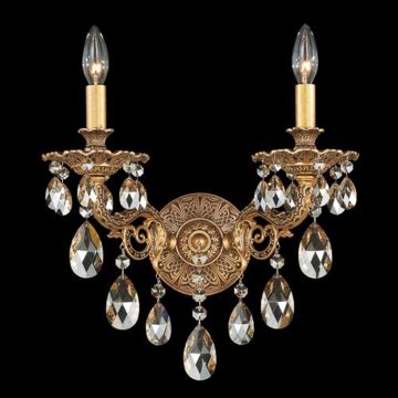 Schonbek 5642-89O Milano 2-Light Sconce