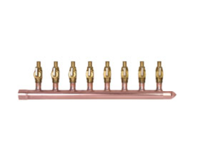 5 Port 1/2" PEX Manifold with Valves by Sioux Chief 672XV0590 CLOSED 