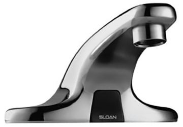 Sloan EBF650-BAT-CP-0.5- GPM-MLM-FCT 4CC Battery Operated Lavatory Faucet 3315025BT
