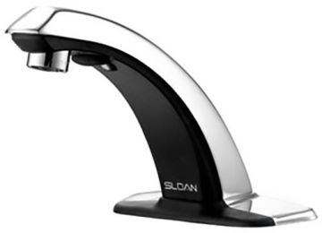 Sloan ETF-80-4LT 4CC Hand Washing Lavatory Faucet with 4 inch Trim Plate 3365022