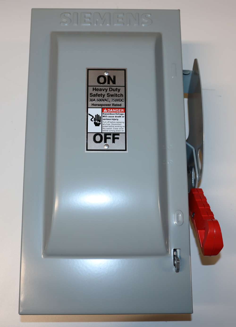 Supplies Depot: Siemens HF361N 30A 600V NEMA1 Fusible Disconnect