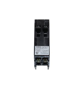 Siemens Q1515NC 15/15A Twin Circuit Breaker