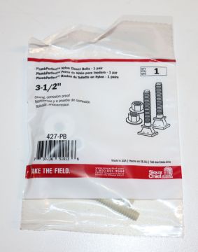 Sioux Chief 427-PB 3-1/2 inch Closet Bolts Pair