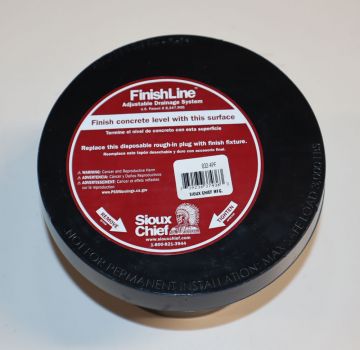 Sioux Chief 832-4PF 4 inch PVC Rough-In Floor Drain Coring Plug
