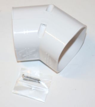Slimduct 85000 SCF-77-W Vertical 45 Elbow White