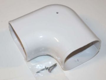 Slimduct 85012 SKF-77-W Flat 45 Elbow White