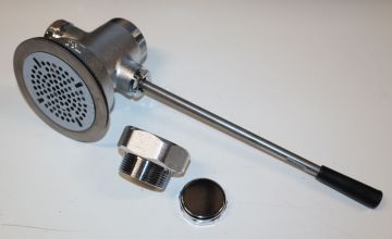 T&S B-3970 3-1/2 x 1-1/2 inch Waste Drain Valve