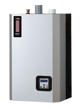 Utica UBSSC-200 NG Natural Gas 95% 40-200 MBH Wall Mount Modulating Condensing Boiler