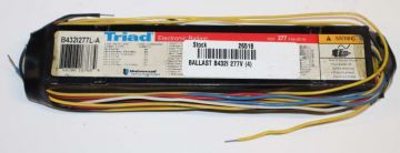 Universal Triad Fluorescent Ballast B432I 277V 4x 32W 277V