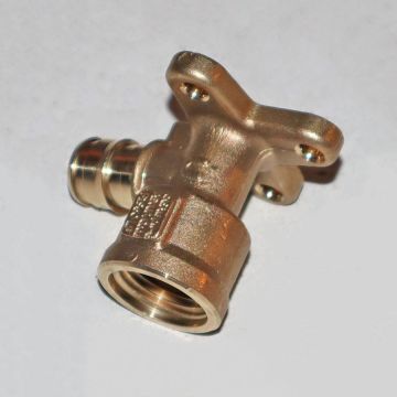 Uponor LF4235050 1/2 inch ProPEX x 1/2 inch FIP Brass Drop Ear Elbow