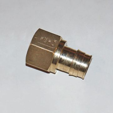 Uponor LF4571010 1 inch ProPEX x 1 inch NPT Brass Female Adapter