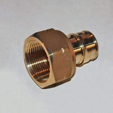 Uponor LF4571313 1-1/4 inch ProPEX x 1-1/4 inch NPT Brass Female Adapter