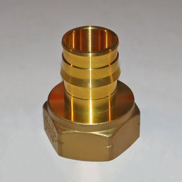 Uponor LF4571515 1-1/2 inch ProPEX x 1-1/2 inch NPT Brass Female Adapter