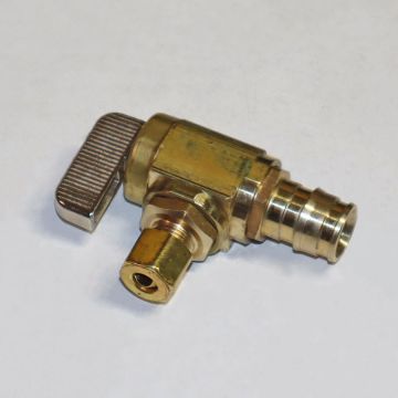 Uponor LF4785025 1/2 x 1/4 inch ProPEX Brass Ice Maker Box Angled Valve