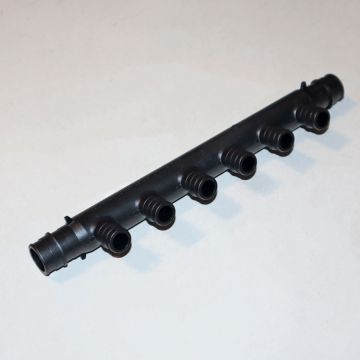 Uponor Q2267557 3/4 inch EP Flow-Through Multi-Port Tee 6x 3/4 inch Outlets