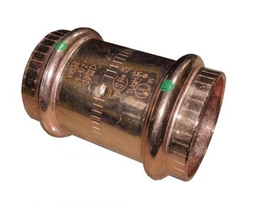 Viega ProPress 78047 1/2 inch Coupling with Stop