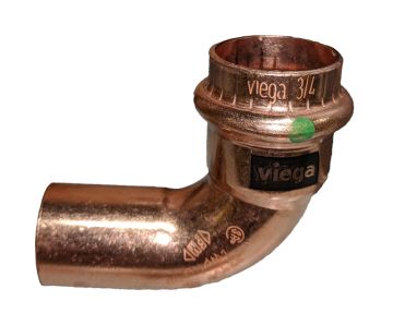Viega ProPress 77347 1/2 inch 90 Street Elbow