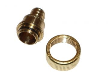 Viega 46414 3/4 inch PEX x 1 inch Manabloc Adapter Brass