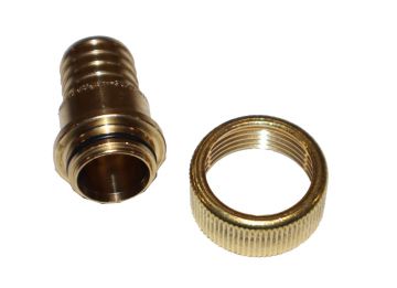 Viega 46416 1 inch PEX x 1 inch Manabloc Adapter Brass
