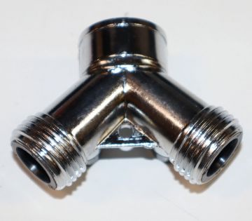 Wal-Rich 2601002 3/4 inch Metal Hose Wye with Shut-off