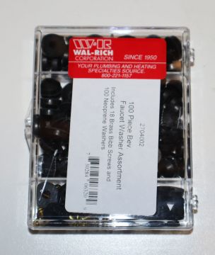 Wal-Rich 2704002 Beveled Washer Kit 100 Count