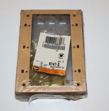 Wiremold 5747-3 Switch and Receptacle Box