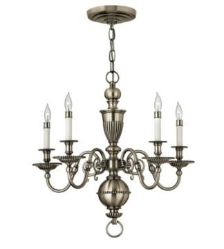 Hinkley 4415PW Cambridge 5-Light Chandelier