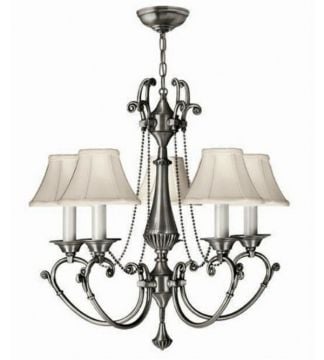Hinkley 4465PW Mayfair 5-Light Chandelier