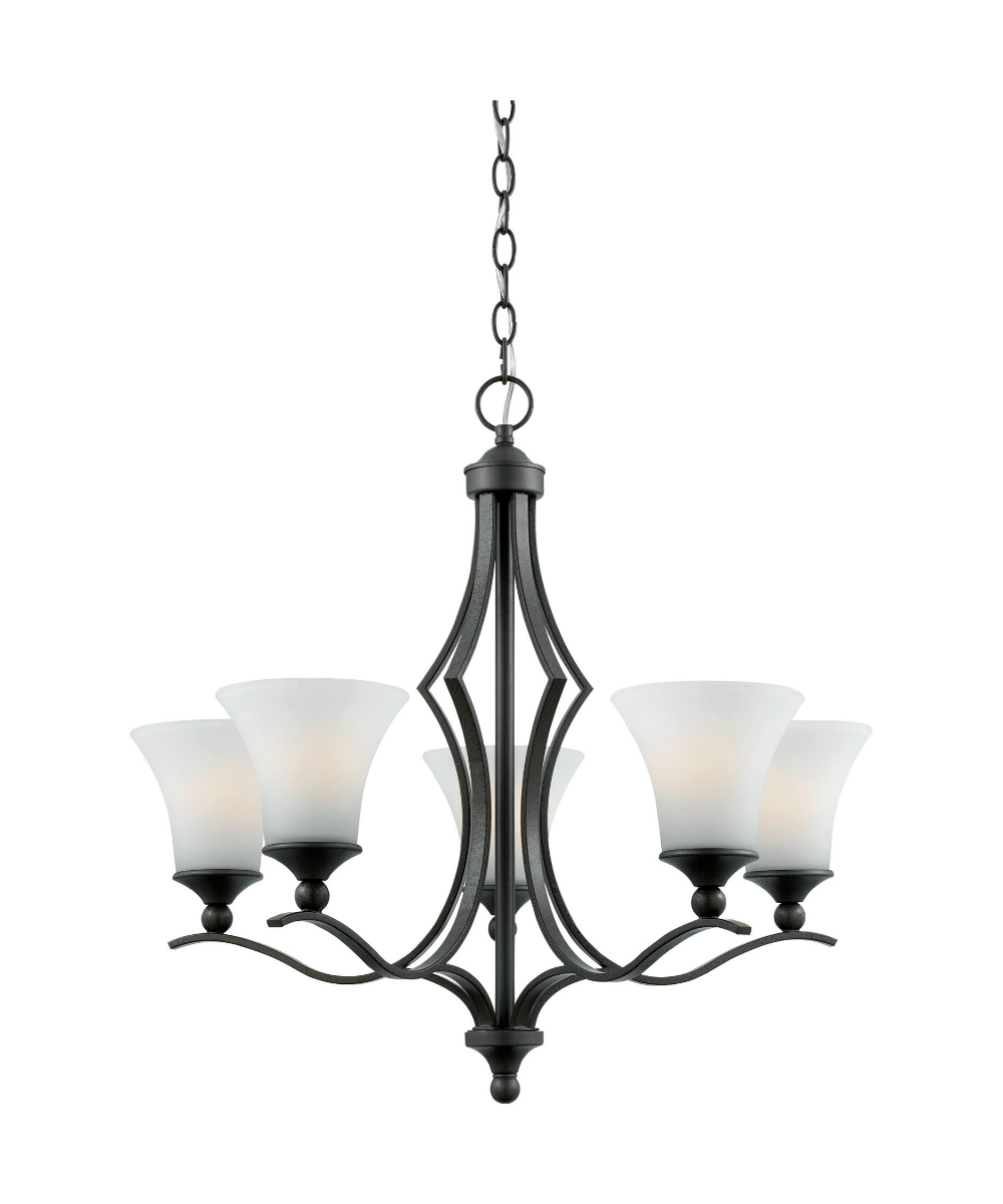 Supplies Depot Quoizel SR5005IN Iron Gate 5Light Chandelier
