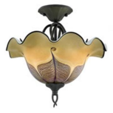 Quoizel VECF1716IB Versailles 2-Light Semi-Flush Mount